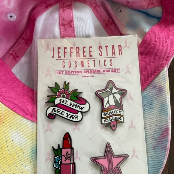 JEFFREE STAR BASEBALL CAP AND 1rst EDITION PIN SET RETIRED - Picture 6 of 6